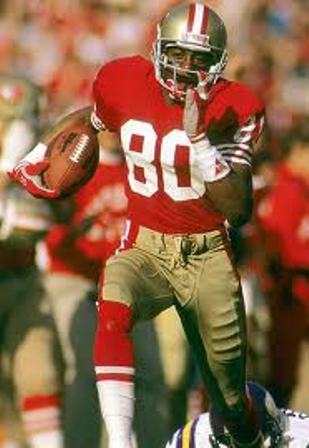 Vintage Champion Jerry Rice 80 San Francisco 49ers White NFL