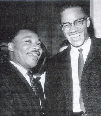 the only photo of Malcolm X and Martin Luther King jr.